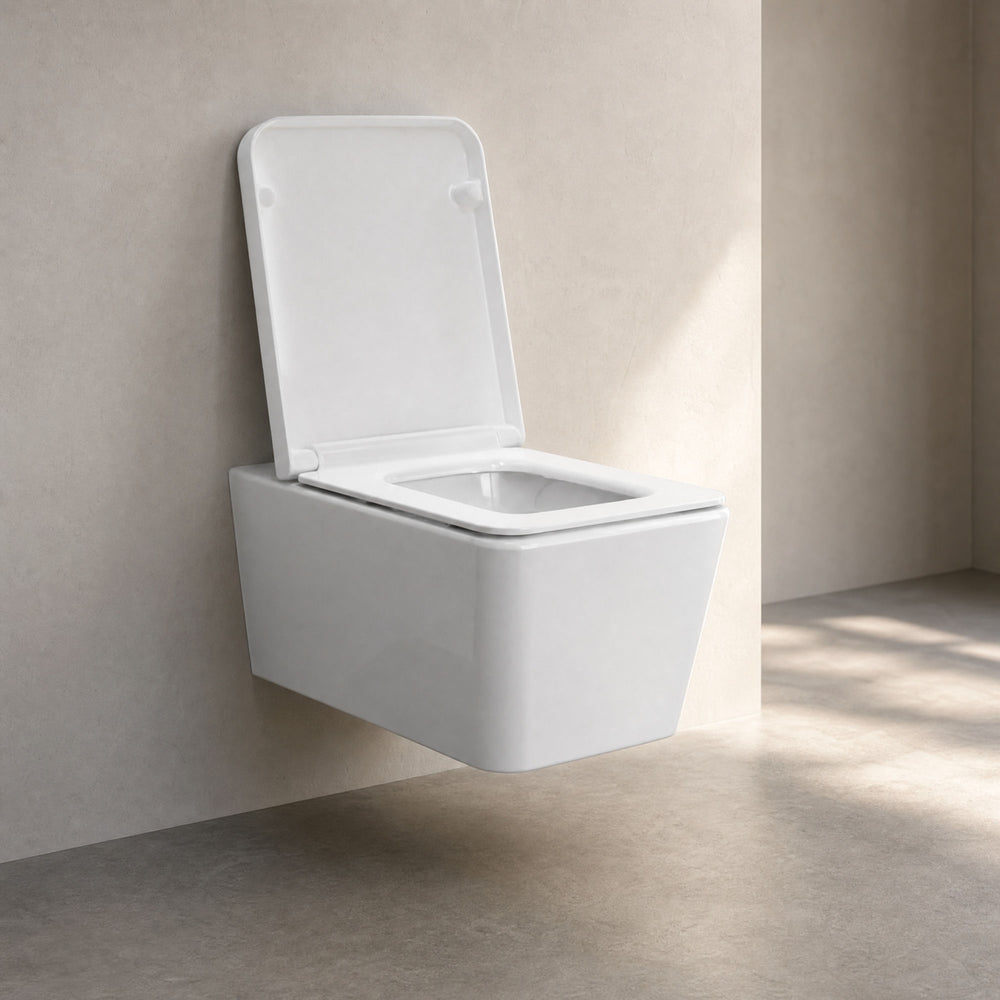Hansgrohe EluPura Q Asma Klozet (Yavaş Kapanır Kapak Dahil)